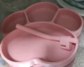 COOKSS 宝宝餐盘硅胶婴儿学吃饭分格儿童餐具辅食碗餐盘防摔带吸盘 实拍图