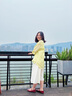 茵曼莱赛尔天丝女装轻薄衬衫2025夏季新品衬衣上衣 经典款-鹅黄色 S 实拍图