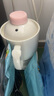小猪帮厨养生杯电炖杯办公室小型电热小炖杯迷你陶瓷全自动宿舍炖锅便携 白色 0.6L 实拍图