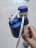 海立通用马桶水箱配件老式抽水坐便器厕所蹲坑水箱配件进上水阀SJ02蓝 实拍图
