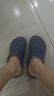 卡骆驰crocs洞洞鞋贝雅男鞋女鞋轻便耐磨一脚蹬拖鞋休闲鞋|10126 深蓝-410 39 (240mm) 实拍图