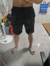 京东京造纯棉短裤抗菌睡裤男平角裤居家透气夏休闲男士宽松阿罗裤黑色M 实拍图