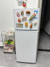 TCL 116升二级能效双开门两门二门养鲜冰箱小户型小型家用节能电冰箱租房国家补贴118升级款R116L5-B 实拍图