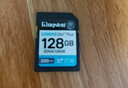 金士顿（Kingston）128GB SD存储卡 U3 V30 相机内存卡 高速sd卡大卡 4K超高清拍摄 读速200MB/s 实拍图