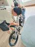 飛鸽儿童自行车6-10-15岁碟刹山地车男孩变速减震中学生女孩脚踏车 【单速】时尚银+减震碟刹+辐条轮 18寸适合身高120-145cm 实拍图