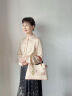 香微（XIANGWEI）母亲节送妈妈生日礼物实用40婆婆50岁长辈女士手提包包女包2025年 【代写贺卡】请拍这个 【康乃馨刺绣，长辈喜欢的礼物】 实拍图