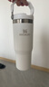 STANLEY拎拎杯吸管杯水杯保温杯大容量办公车载不锈钢杯子887ML-霜白 实拍图