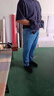 罗蒙【冰丝透气】牛仔裤男夏季宽松休闲直筒长裤浅蓝36 实拍图