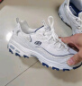 斯凯奇（Skechers）520送女友小白熊女鞋夏季厚底增高老爹鞋熊猫鞋休闲鞋99999863 实拍图