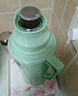 SIMELO保温壶大容量72H骄子保温瓶玻璃内胆热水瓶学生宿舍暖壶2L抹茶绿 实拍图