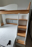 骏森交错式上下床高低床多功能小户型上床下桌带衣柜 上铺+梯柜(隐藏衣柜) 实拍图