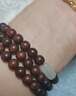 QMXD小叶紫檀手串女4mm细佛珠手链男士简约古风小清新血檀木质文礼物 手串 实拍图