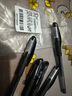 斑马牌（ZEBRA）中性笔 0.5mm子弹头签字笔 学生标记笔走珠水性笔 C-JJ100 JELL-BE 黑色 5支装 实拍图