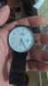 路易爵伦青少年学生考试手表男款公务员专用 黑壳白面精钢网带+日历+夜光 实拍图