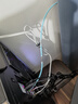PANDUIT 泛达超六类细网线CAT6A类跳线家用电脑宽带POE监控万兆高速成品线 冰湖蓝 10米 实拍图