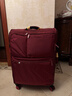 INTERNATIONAL TRAVELLER英国IT拉杆箱托运旅行箱万向轮超轻行李箱多口袋24英寸软箱1157红 实拍图