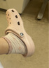 crocs卡骆驰檀健次同款洞洞鞋男沙滩鞋|10001 石英粉-6UR 39(240mm) 实拍图