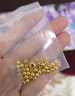 喜上眉梢喜饰黄金古法金珠999足金散珠硬金光面磨砂转运珠路路通圣诞礼物 4mm重工古法珠约两颗 0.5 实拍图