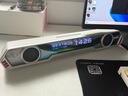 漫步者花再Halo PixelBar字幕歌词音响电脑桌面音箱 自定义屏幕长条有线音箱蓝牙6.0RGB灯效 破晓白 实拍图