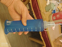 瑞尔士（WRELS） 户外越野跑步水壶折叠运动软水壶跑步饮水水袋登山硅胶咬嘴水杯 深海蓝250ml 实拍图