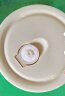 亿嘉泡面碗陶瓷带盖学生饭盒泡面杯保鲜碗汤碗 北欧泡面杯白色 实拍图