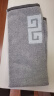 金号毛巾 纯棉加厚强吸水面巾A类洗脸巾 2条装 紫/灰 72*35cm 115g/条 实拍图