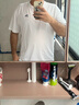 安踏（ANTA）【快干棉】T恤男女同款2025夏季情侣吸湿排汗LOGO宽松休闲短袖t恤 【小logo】纯净白8125-1 3XL /男190 实拍图
