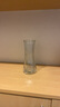 轻奢创意简约原色玻璃花瓶透明水养鲜花百合北欧网红客厅插花摆件 20CM高收腰款【透明】 实拍图