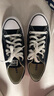 匡威（Converse）官方All Star经典帆布男女低帮休闲运动鞋黑色101001 101001/黑色 37.5 实拍图