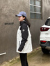 波司登2025新款冲锋衣鹅绒服女短款三合一防风防水保暖外套B250331302 月光白/黑色|8050/8056|80MC S 160/84A 体重约100-110斤 实拍图