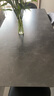卡尔适轻奢极简岩板餐桌家用小户型现代简约金属长方形餐桌椅组合BN228 岩板餐桌【维克深灰】 180*90*75cm【全托底板】 实拍图