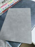 子渊羊巴皮笔记本a5本子可定制加厚记事本商务黑色皮面工作本办公简约日记本文艺印logo随身ins复古 A6 灰色 160页 实拍图
