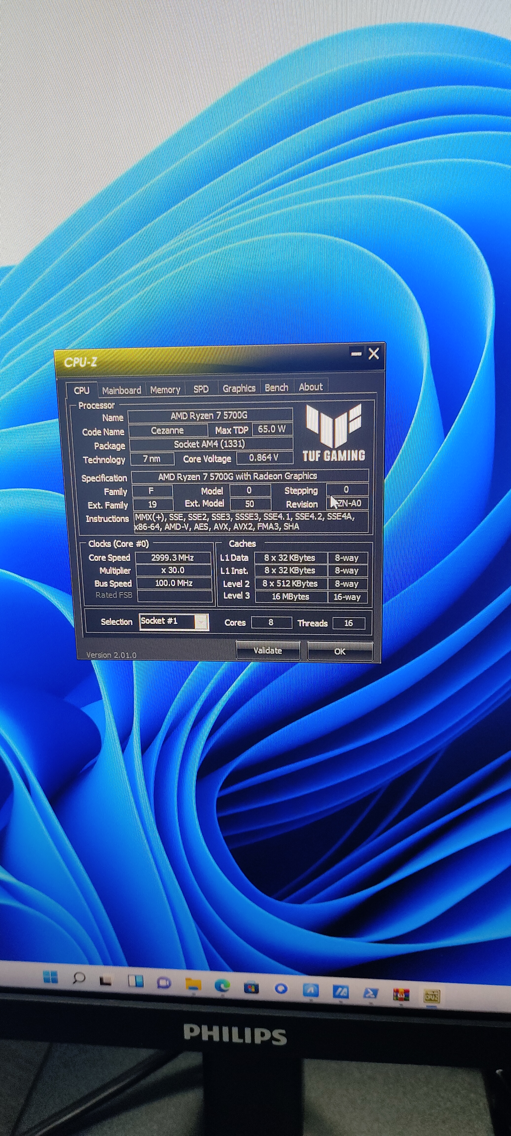 AMD 5代锐龙CPU 处理器 搭微星/华硕/技嘉B450B550CPU主板套装 板U套装 华硕TUF B550M-PLUS WIFIⅡ重炮手 R7 5700G(散片)套装带核显 实拍图