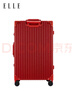ELLE法国24英寸红色结婚陪嫁婚箱行李箱TSA密码拉杆箱女士旅行箱 实拍图