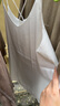 古今（GUJIN）冰丝缎面女士吊带背心女打底内搭无袖美背夏外穿百搭西装上衣白XL 晒单实拍图