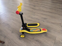 babycare莫迪克儿童二合一滑板车 折叠滑板车3-10岁 宝宝溜溜车 【升级款二合一】洛克黄 实拍图