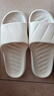 夏季EVA新款防滑厚底家用拖鞋踩屎感外穿室内软底拖鞋男士拖鞋女 白色 38-39 【适合37-38脚】 实拍图