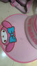 Hello Kitty儿童帽子夏季防晒遮阳帽男女童大帽檐空顶太阳帽 TKM1036美乐蒂 实拍图