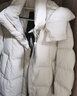 坦博尔羽绒服女士长款鹅绒时尚泡芙冬季高领连帽外套530858D 知春米170 实拍图