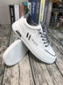 海澜之家男鞋秋季2025时尚平底百搭板鞋男士平板休闲鞋西装商务小白鞋子男 白灰色（透气款） 42 实拍图