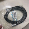 HOMK【德国】淋浴花洒软管1.5米防爆硅胶浴室喷头冷热水4分软管水管 1.5米花洒管【精铜接口】雅黑 奶嘴级硅胶丨防爆防缠绕 实拍图