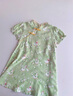 巴厘小猪女童短袖连衣裙夏季薄款小女孩公主裙儿童国风衣服夏 绿底小鸭 100 cm 实拍图