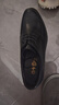 金利来（goldlion）凉鞋男 夏季男士冲孔商务正装凉皮鞋 圆头系带透气镂空凉皮鞋男 黑色（比标准码皮鞋偏大一码） 41 实拍图