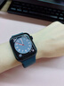 Apple/苹果 Watch SE 智能手表GPS款44毫米午夜色铝金属表壳午夜色运动型表带S/M MXF73CH/B 实拍图