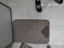 佳洁利 浴室防滑垫淋浴房洗澡地垫卫生间防摔老人孕妇小孩按摩脚垫无味 灰（搓脚款） 80cm*50cm 1件数 加厚（中号） 实拍图
