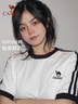 骆驼（CAMEL）夏日纯棉T神男女宽松圆领短袖上衣T恤 C35BAXLN056A 无际白 XXL 实拍图