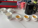 金镶玉功夫茶具整套装陶白瓷家用泡茶盖碗高端送人礼盒 羊脂玉金亭山水 实拍图