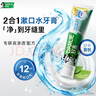 好来（DARLIE）(原黑人)双重薄荷漱口水2合1牙膏160g 清新长效抗口气减少牙菌斑 实拍图