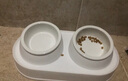 甜浪海猫碗陶瓷双碗猫咪猫粮碗狗狗饭盆吃饭喝水斜口防打翻猫食盆宠物碗 实拍图