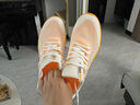 鸿星尔克水上漂6跑步鞋男鞋新款网面透气运动鞋减震超轻软底跑鞋子男 微晶白/蜜蜡橙 夏日冰橘 44 实拍图